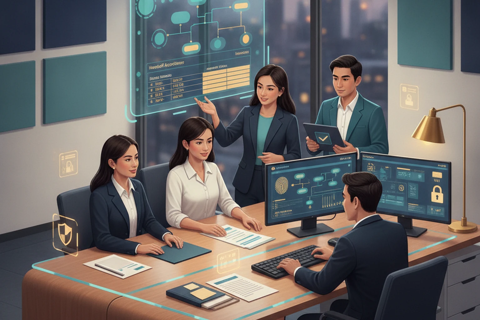 Short-Term Rental Virtual Assistant Operations: Handoff Acceptance Log editorial illustration