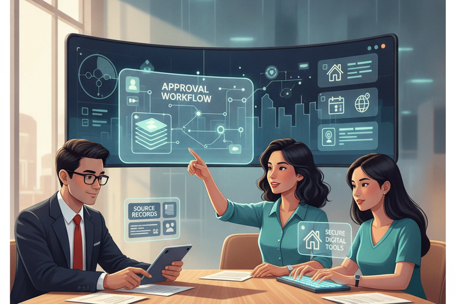 Short-Term Rental Virtual Assistant Operations: Quality Review Cadence editorial illustration